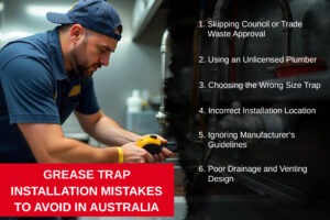 Common Mistakes to Avoid During Grease Trap Installation in Australia