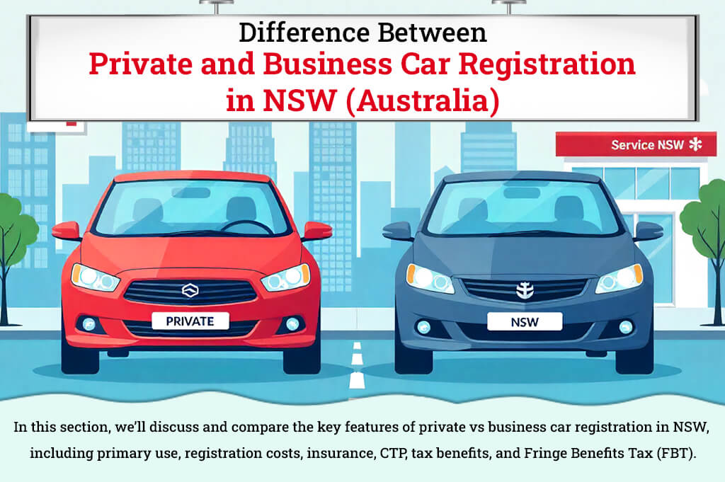 Difference Between Private and Business Car Registration in NSW (Australia)