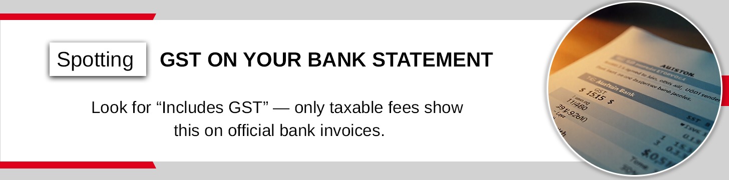 How to Identify GST on Bank Statements