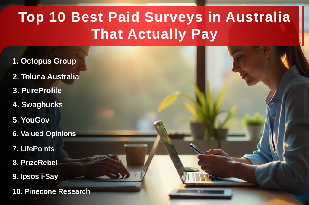 Top 10 Best Paid Surveys in Australia That Actually Pay