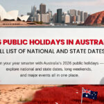 2026 Public Holidays in Australia – Full List of National and State Dates