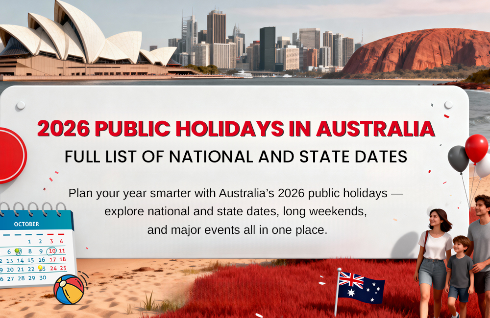 2026 Public Holidays in Australia – Full List of National and State Dates