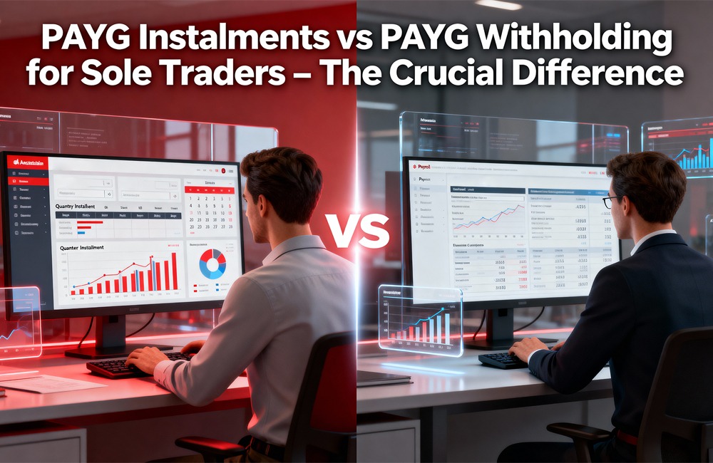 PAYG Instalments vs PAYG Withholding for Sole Traders – The Crucial Difference