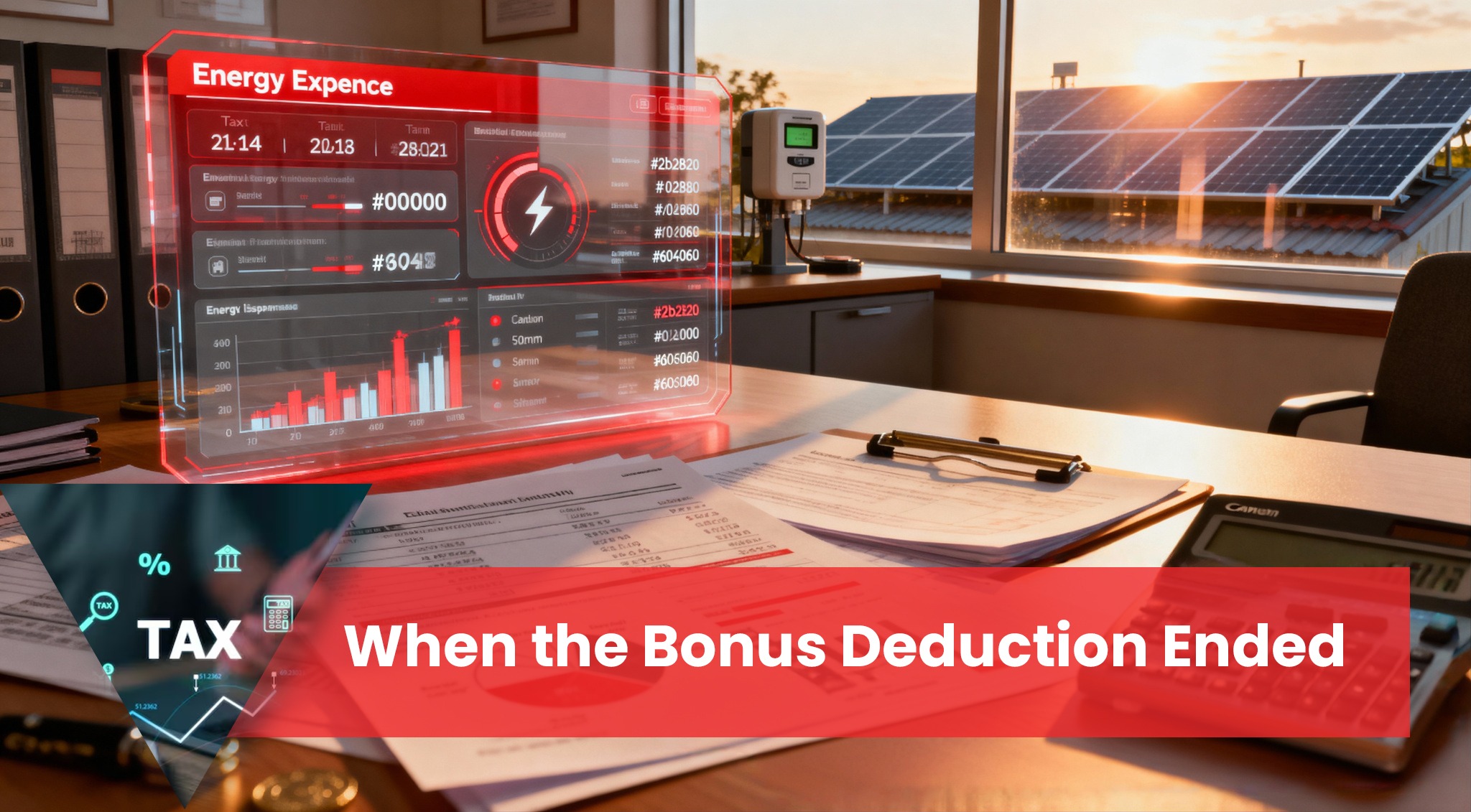 A Quick Look Back at the 20% Bonus Deduction